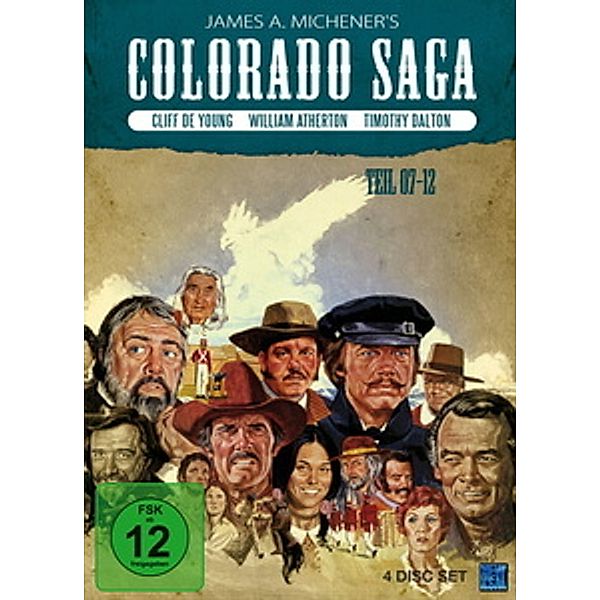 Colorado Saga - Teil 7-12, John Wilder, Charles Larson, Jerry Ziegman, James Michener