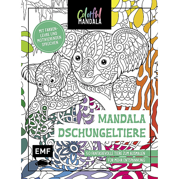 Colorful Mandala - Mandala - Dschungeltiere