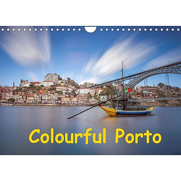 Colorful Porto (Wall Calendar 2023 DIN A4 Landscape), insideportugal