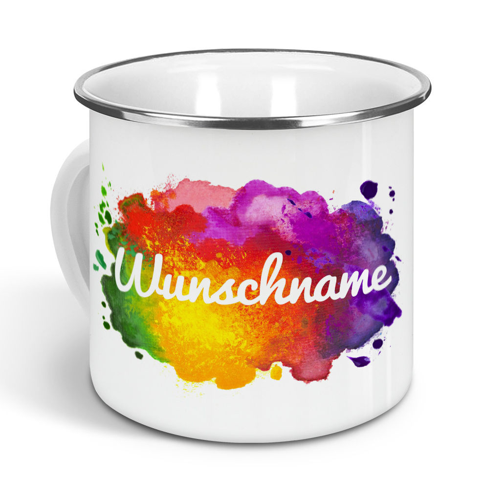 Colorpaint - Emaille-Tasse mit Namen bestellen | Weltbild.de