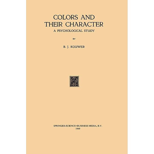 Colors and Their Character, Benjamin Jan Kouwer