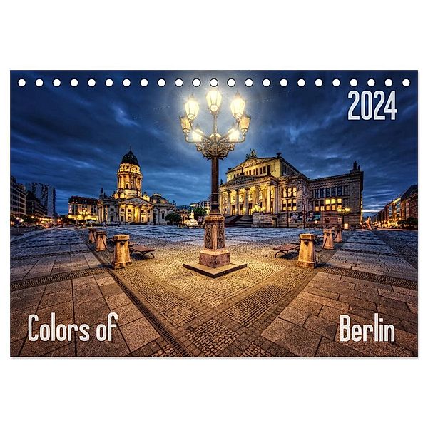 Colors of Berlin 2024 (Tischkalender 2024 DIN A5 quer), CALVENDO Monatskalender, Marcus Klepper