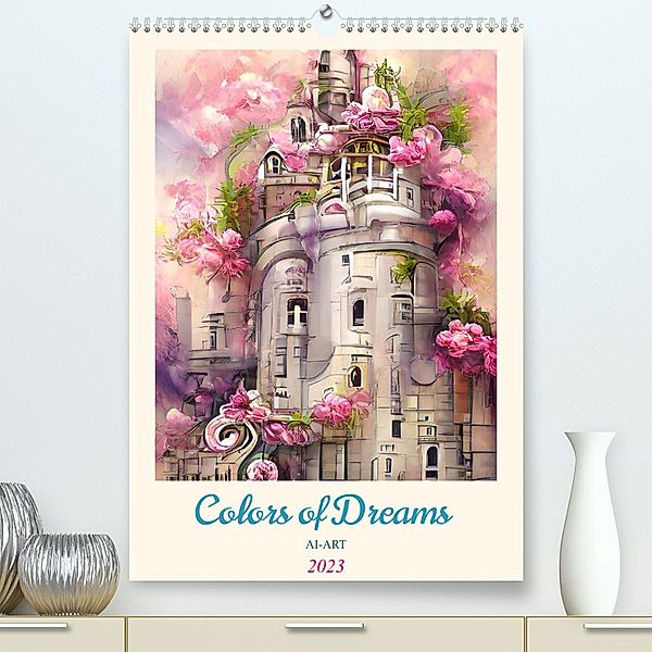 Colors of Dreams - AI-ART (Premium, hochwertiger DIN A2 Wandkalender 2023, Kunstdruck in Hochglanz), Cathrin Illgen