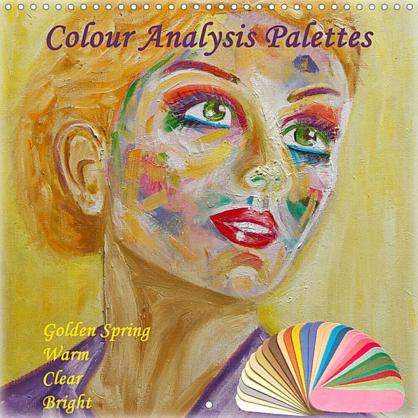 Colour Analysis Palettes (Wall Calendar 2023 300 × 300 mm Square), Stephanie Ghanem