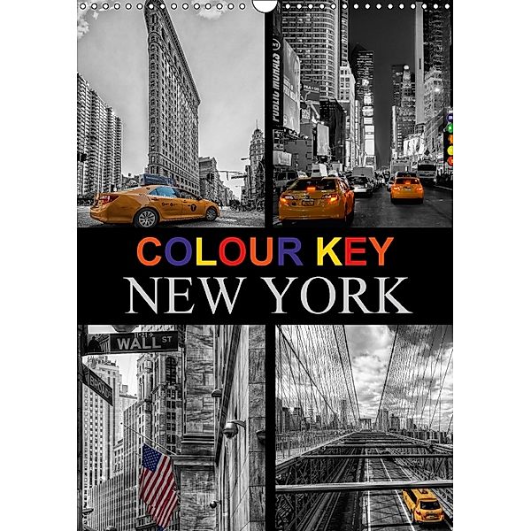 Colour Key in New York (Wall Calendar 2018 DIN A3 Portrait), Carina Buchspies