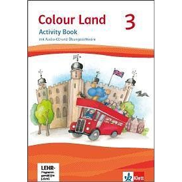 Colour Land, Ausgabe 2013: 3. Schuljahr, Activity Book m. Audio-CD u. CD-ROM
