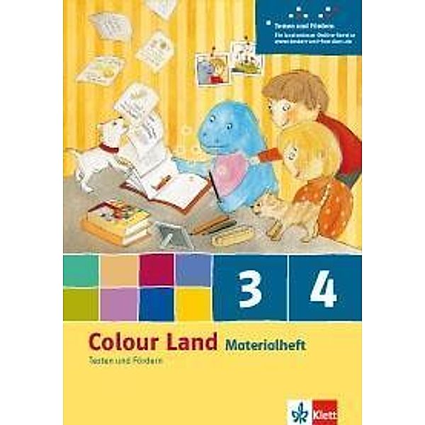 Colour Land, Ausgabe Baden-Württemberg ab 2011: Materialheft Testen und Fördern, 3./4. Schuljahr