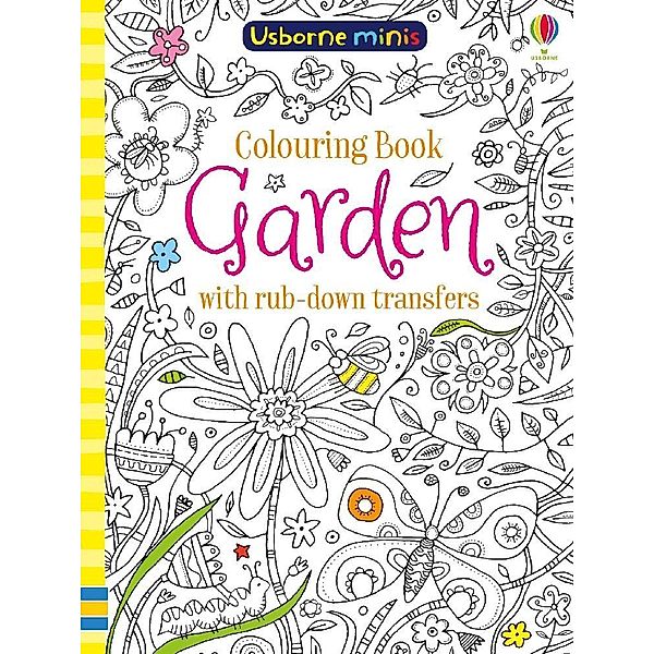 Colouring Book Garden with Rub Downs, Sam Smith