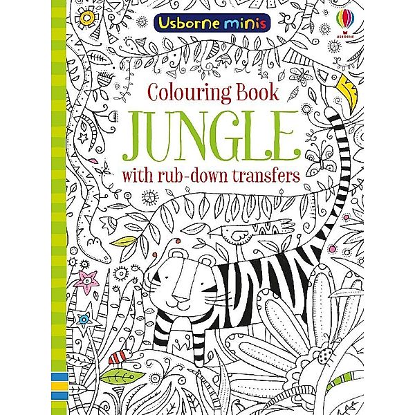 Colouring Book Jungle with Rub Downs, Sam Smith