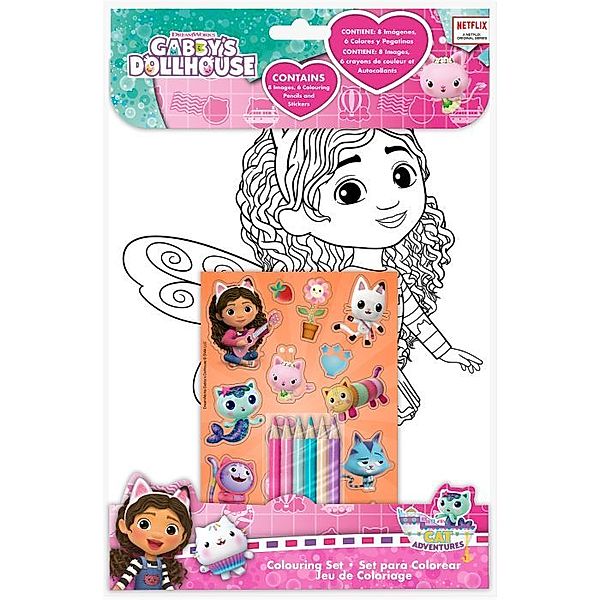 Colouring Set Gabby's Dollhouse