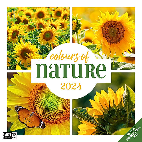 Colours of Nature Kalender 2024 - 30x30, Ackermann Kunstverlag