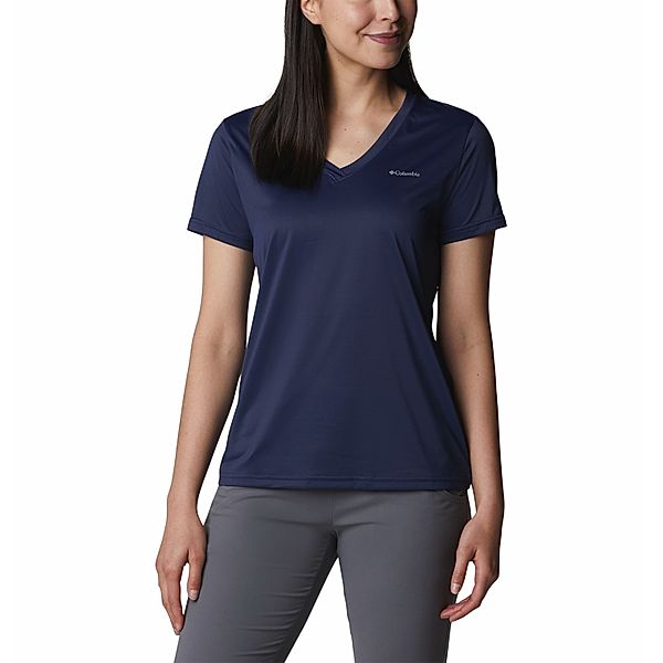 COLUMBIA Columbia Hike Damen T-Shirt V-Ausschnitt - Nocturnal (Grösse: 40/42)