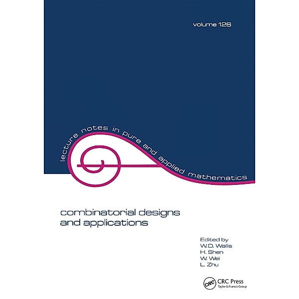Combinatorial Designs and Applications, W. D. Wallis