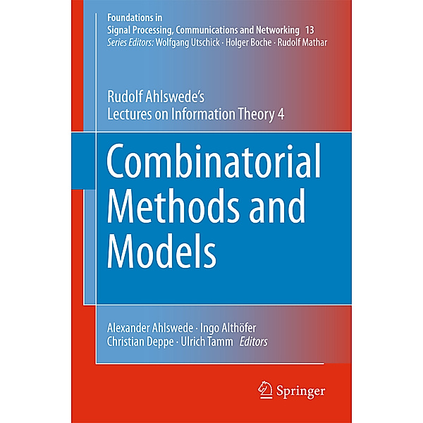 Combinatorial Methods and Models.Vol.4, Rudolf Ahlswede