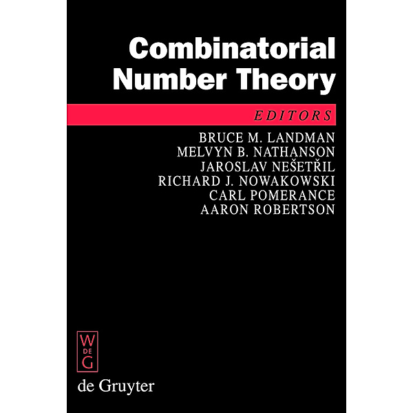 Combinatorial Number Theory / De Gruyter Proceedings in Mathematics