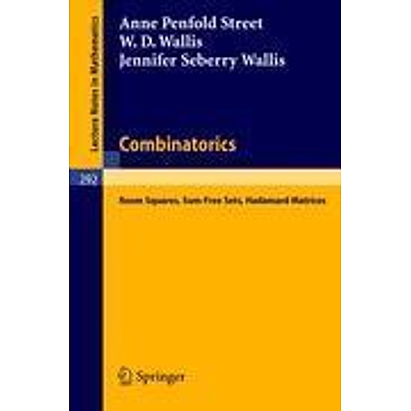 Combinatorics, W. D. Wallis, A. P. Street, J. S. Wallis
