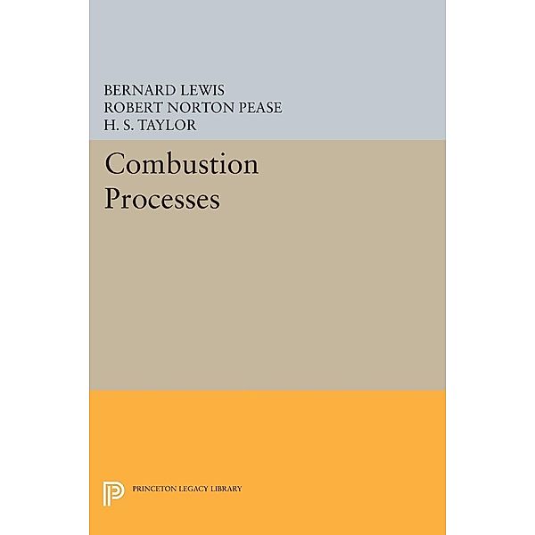 Combustion Processes / Princeton Legacy Library Bd.2157, Bernard Lewis, Robert Norton Pease, H. S. Taylor
