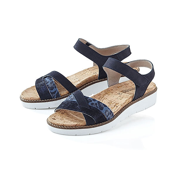 Comfortabel Comfortabel Damen-Sandalette (Größe: 41), dunkelblau