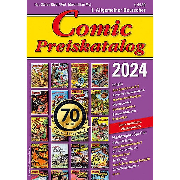 Comic Preiskatalog 2024 HC, Stefan Riedl