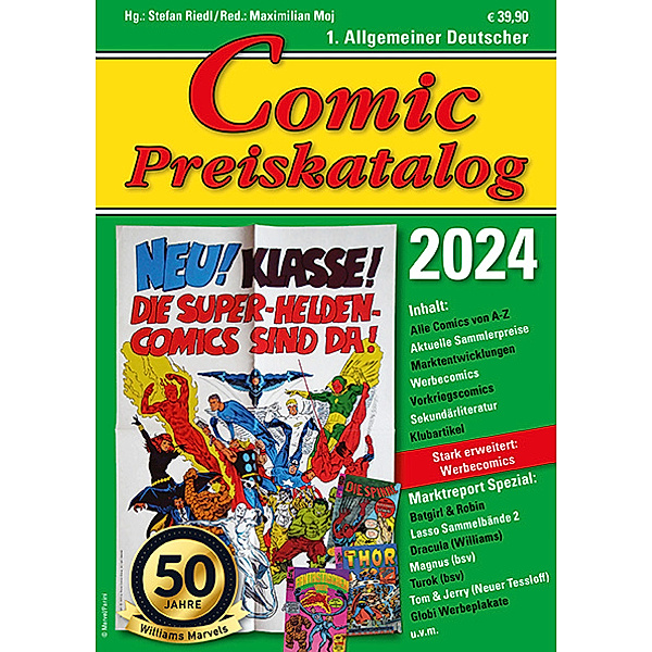 Comic Preiskatalog 2024 SC, Stefan Riedl