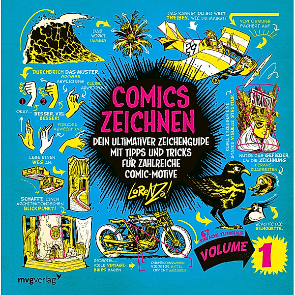 Comics zeichnen - 67 einfache Tutorials (Volume 1), Lorenzo Etherington