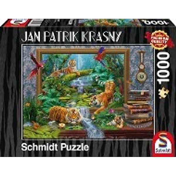 Coming to Life, Tiger im Dschungel (Puzzle), Jan P. Krasny