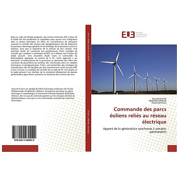 Commande des parcs éoliens reliés au réseau électrique, Youssef Errami, Abdellatif Obbadi, Smail Sahnoun