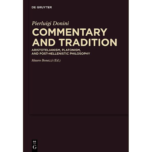 Commentary and Tradition, Pierluigi Donini