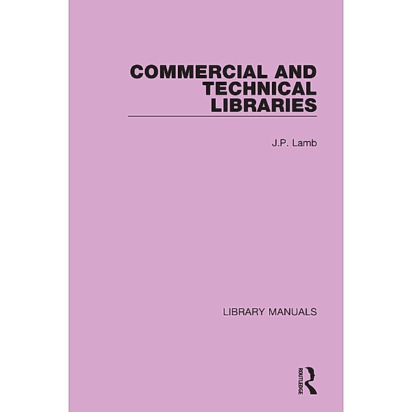 Commercial and Technical Libraries, J. P. Lamb