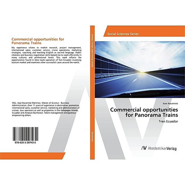 Commercial opportunities for Panorama Trains, Jose Navarrete