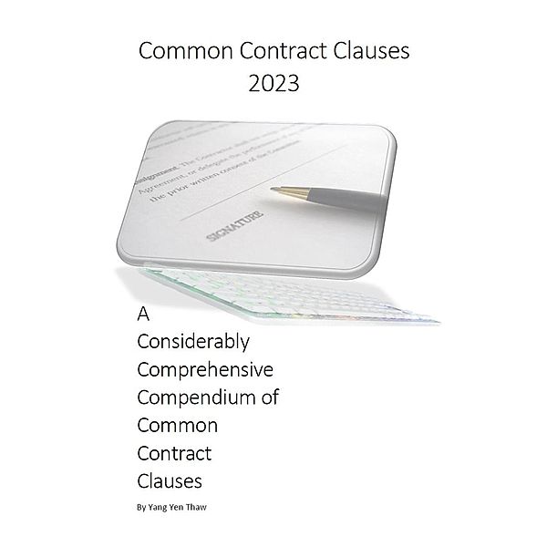 Common Contract Clauses 2023, Yang Yen Thaw