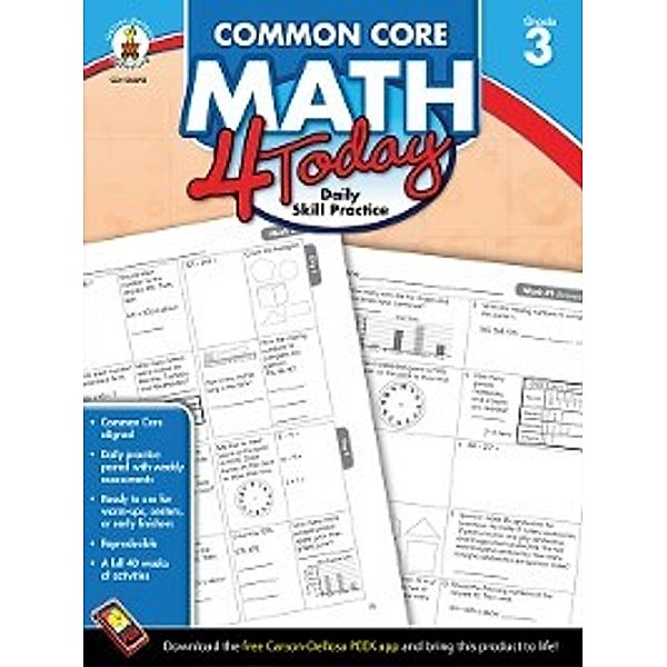 Common Core 4 Today: Common Core Math 4 Today, Grade 3, Erin McCarthy