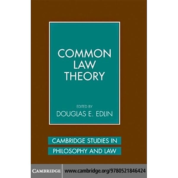 Common Law Theory, Douglas E. Edlin