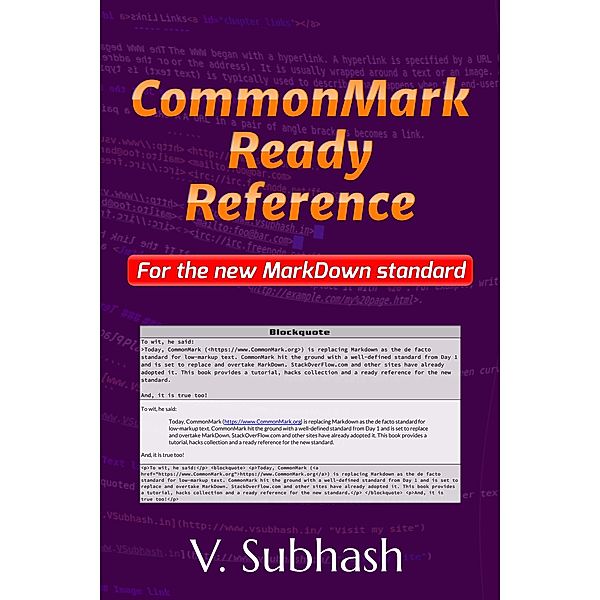 CommonMark Ready Reference, V. Subhash