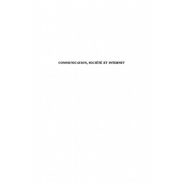 Communication, Societe et Internet / Hors-collection, Nicolas Gueguen