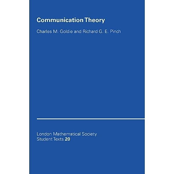 Communication Theory, Charles M. Goldie