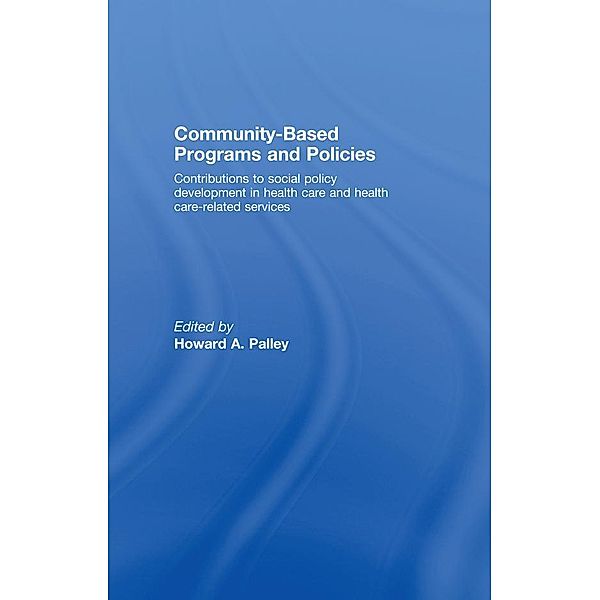 Community-Based Programs and Policies