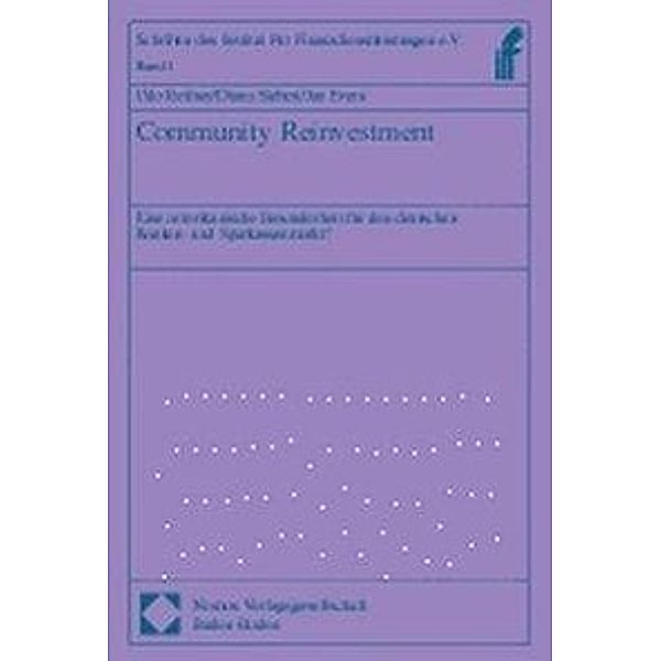 Community Reinvestment, Udo Reifner, Diana Siebert, Jan Evers