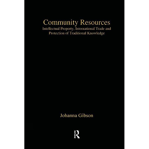 Community Resources, Johanna Gibson
