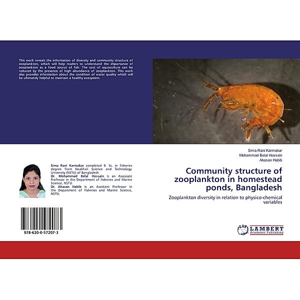 Community structure of zooplankton in homestead ponds, Bangladesh, Sima Rani Karmakar, Mohammad Belal Hossain, Ahasan Habib