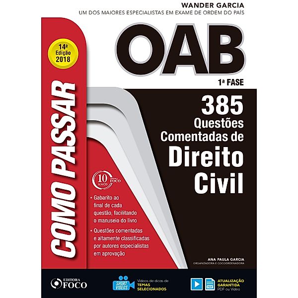 Como passar na OAB 1ª Fase: direito civil / Como passar na OAB 1ª Fase, Wander Garcia, Ana Paula Garcia