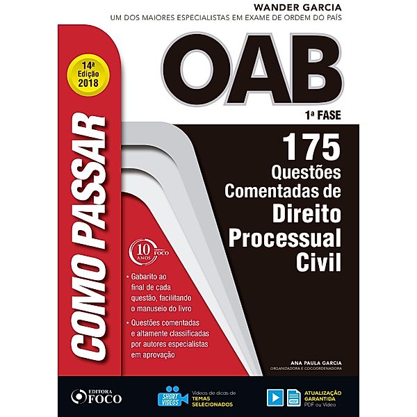 Como passar na OAB 1ª Fase: direito processual civil / Como passar na OAB 1ª Fase, Wander Garcia, Ana Paula Garcia