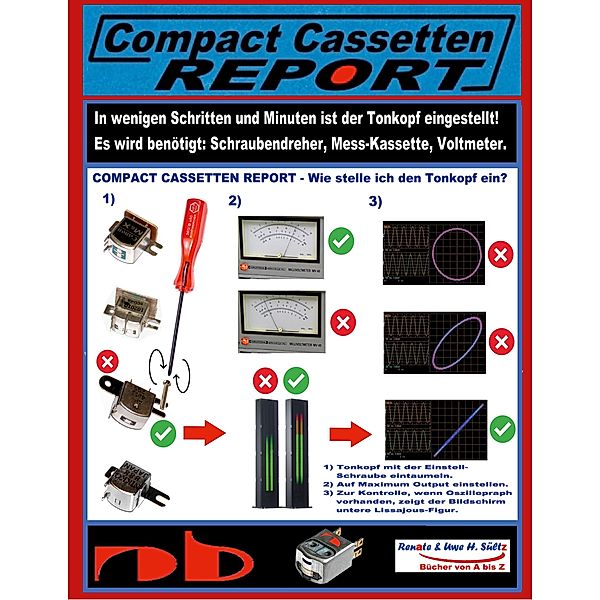 Compact Cassetten Report - Wie stelle ich den Tonkopf ein?, Uwe H. Sültz, Renate Sültz