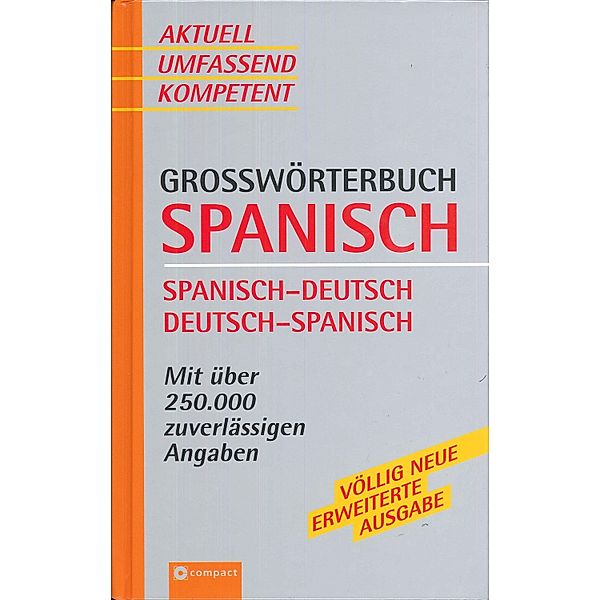 Compact Grosswörterbuch: Spanisch