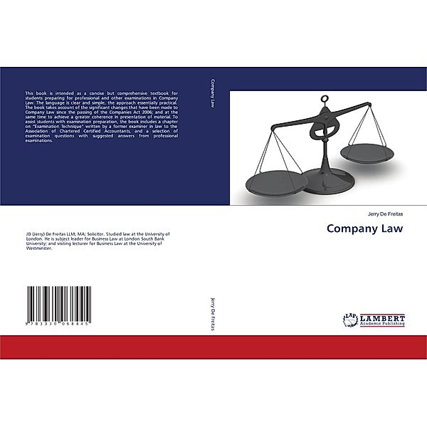 Company Law, Jerry De Freitas