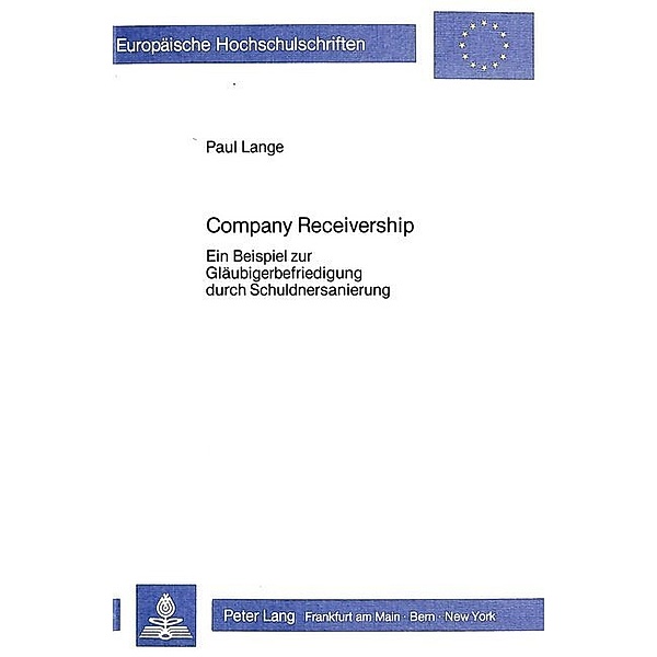 Company Receivership, Paul Lange