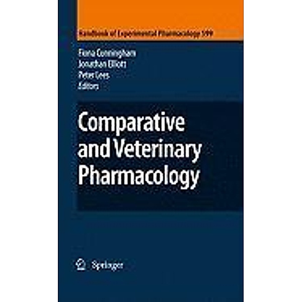 Comparative and Veterinary Pharmacology / Handbook of Experimental Pharmacology Bd.199, Alain Bousquet-Mélou, Hafid Benchaoui, Jonathan E