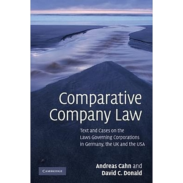 Comparative Company Law, Andreas Cahn, David C. Donald