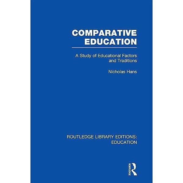 Comparative Education, Nicholas Hans