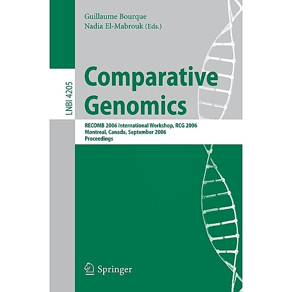Comparative Genomics / Lecture Notes in Computer Science Bd.4205